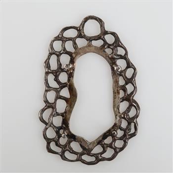 Sterling Silver Openwork Pendant