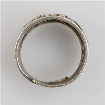 Sterling Silver Openwork Ringeriko Viking Dragon Ring