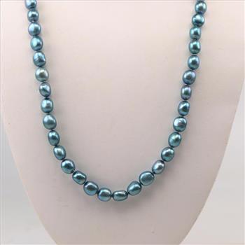 Sterling Silver Pearl Necklace