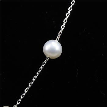 Sterling Silver Pearl Necklace
