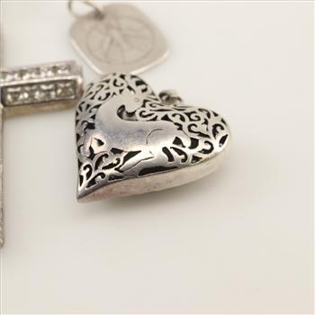 Sterling Silver Pendants, 3 Pieces