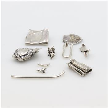 Sterling Silver Pieces, 10 Pieces
