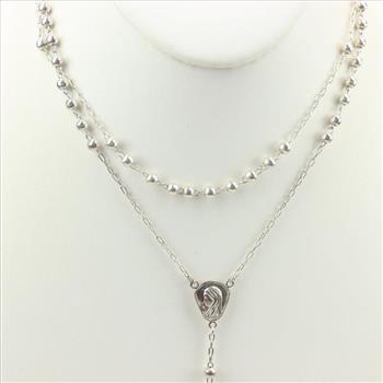 Sterling Silver Religious Necklace