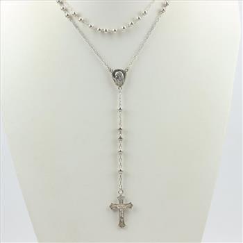Sterling Silver Religious Necklace