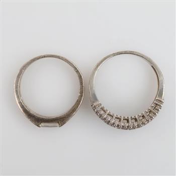 Sterling Silver Rings, 2 Pieces