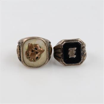 Sterling Silver Rings, 2 Pieces