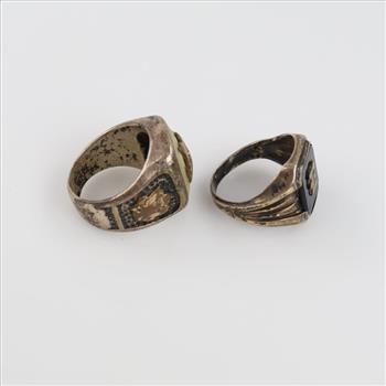 Sterling Silver Rings, 2 Pieces