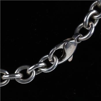 Sterling Silver Rolo Link Necklace