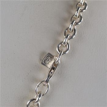 Sterling Silver Rolo Link Necklace