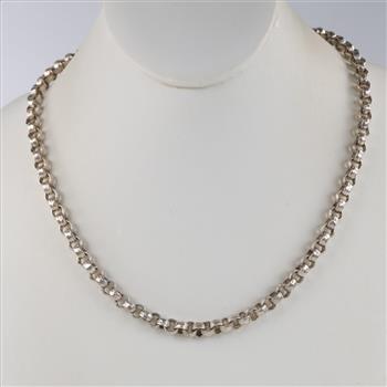 Sterling Silver Rolo Link Necklace