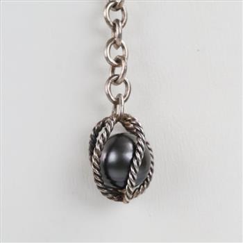 Sterling Silver Scraf Chain Necklace