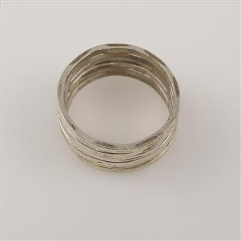 Sterling Silver Stacking Rings, 6 Pieces