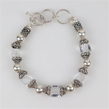 Sterling Silver Toggle Bracelet