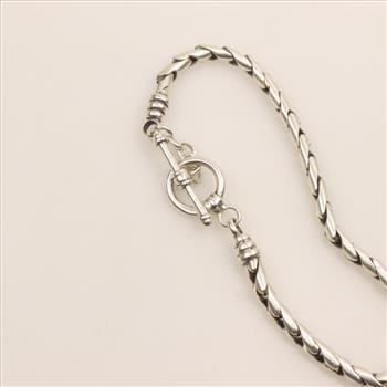 Sterling Silver Toggle Bracelet