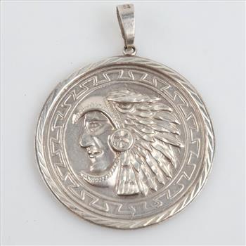 Sterling Silver Token Pendant