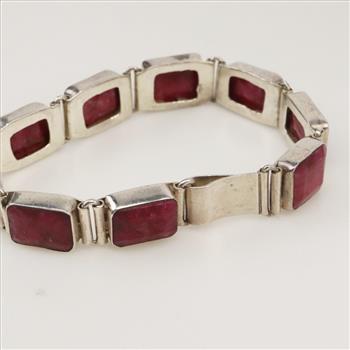 Sterling Silver Tourmaline Bracelet