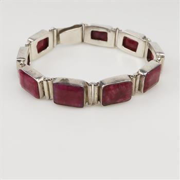 Sterling Silver Tourmaline Bracelet
