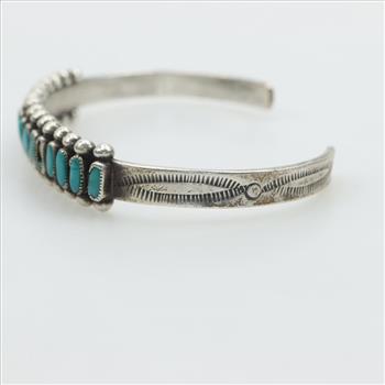 Sterling Silver Turquoise Cuff Bracelet