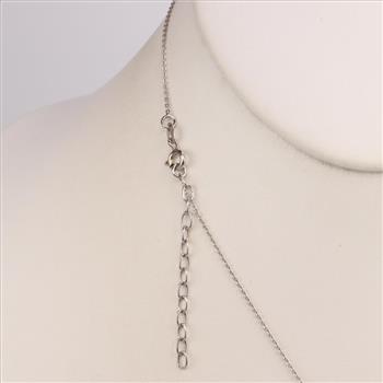 Sterling Silver Two Tone Necklace