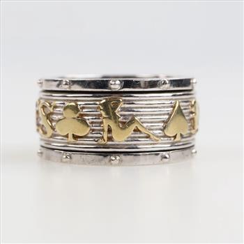 Sterling Silver Two-tone 