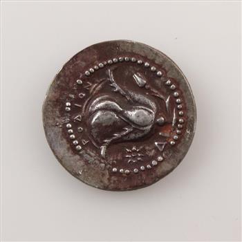 Sterling Silver Ultra High Relief Round Token