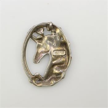 Sterling Silver Unicorn Pendant