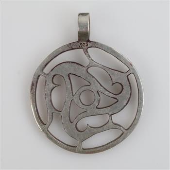 Sterling Silver Vendel Triskelion Style Pendant