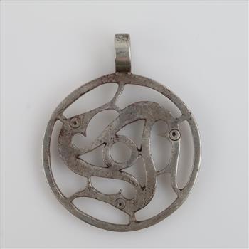 Sterling Silver Vendel Triskelion Style Pendant