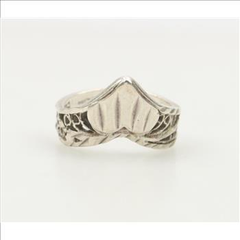 Sterling Silver Wishbone Tiara Ring