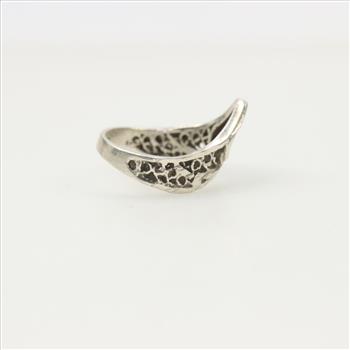 Sterling Silver Wishbone Tiara Ring