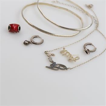 Sterliung Silver Jewelry, 7 Pieces