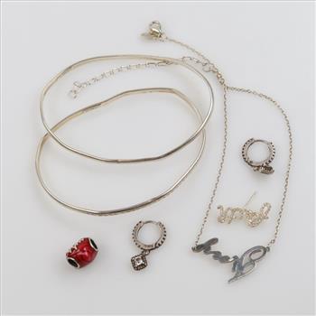 Sterliung Silver Jewelry, 7 Pieces