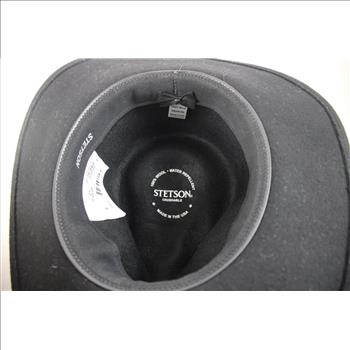 Stetson Medium Size Wool Black Hat