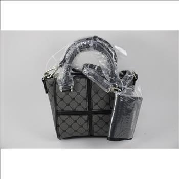 Steve Madden Black Leather Satchel Bag