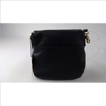 Steve Madden Black Leather Side Satchel Bag