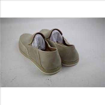 Steve Madden Caydenn 12M Men's Suede Loafers, Off-White