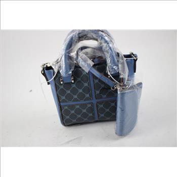 Steve Madden Navy Blue Side Satchel Bag