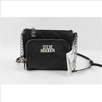 Steve Madden Shoulder Handbag, Leather Crossbody Handbag, 2 Pieces