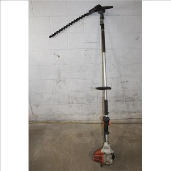 Stihl String Trimmer Base With Hedge Trimmer Head