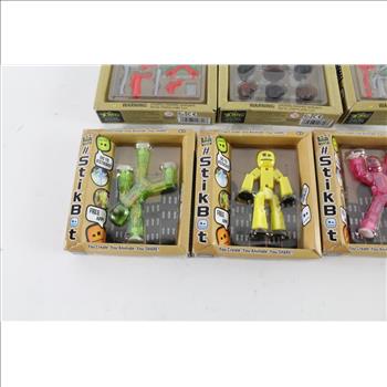 StikBot Action Pack Role Play Accessory Toys, 9 Pieces