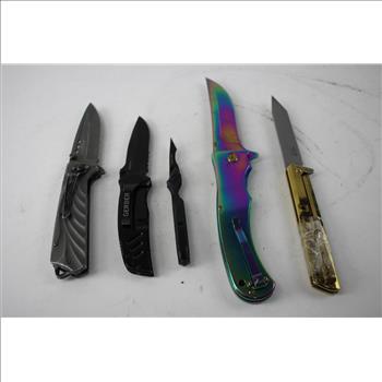 Stiker Switch Pencil Knife, Gerber Switch Pocket Knife, And More, 5+ Pieces