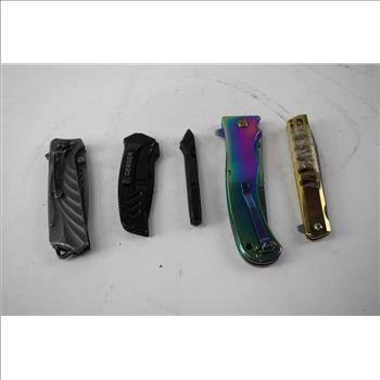 Stiker Switch Pencil Knife, Gerber Switch Pocket Knife, And More, 5+ Pieces