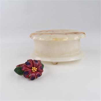 Stone Box And Flower Bracelet