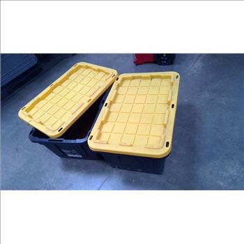 Storage Totes With Craftsman Tool Bag With Innova Scan Tool, Drill Bits, And More