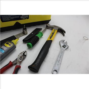 Storehouse Tool Box W/Combo Wrenches & More Assorted Tools; 5+ Pieces