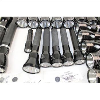 Streamlight & Maglite Assorted Tactical Flashlights; 5+ Pieces