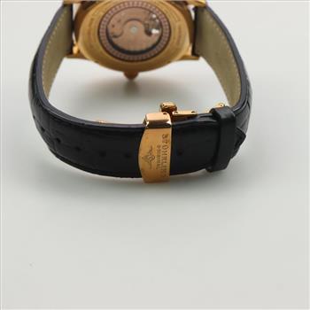 Stuhrling Original Automatic Open Heart Date/Night Watch