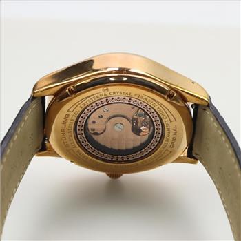 Stuhrling Original Automatic Open Heart Date/Night Watch