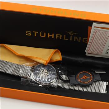 Stuhrling Original Skeleton Dial Watch
