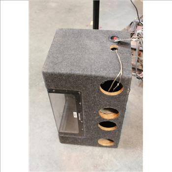 Sub Zero Manufacturing Speaker Box With Speakers